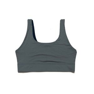 FABLETICS WOMEN'S Navy blue and Grey Reversible unpadded sports bra Sz XL NWOT